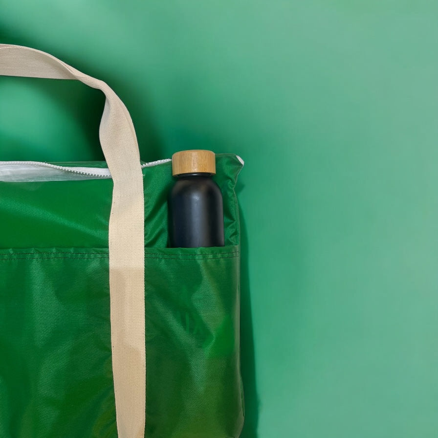 Bolso grande con cremallera